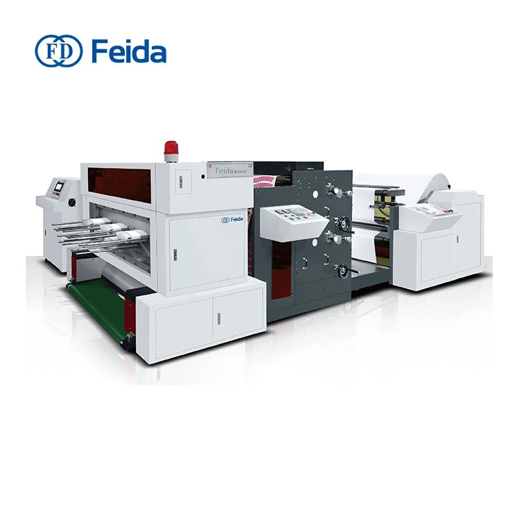 Mesin Penebuk Roll Die Pencetakan Flexo Sebaris